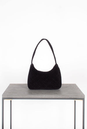 
                  
                    Load image into Gallery viewer, Chloe Bag Black Corduroy - Y7longlong.com
                  
                