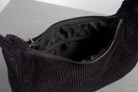 
                  
                    Load image into Gallery viewer, Chloe Bag Black Corduroy - Y7longlong.com
                  
                